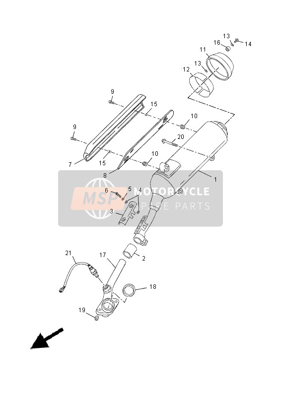 Yamaha YP125RA 2014 Cansada para un 2014 Yamaha YP125RA